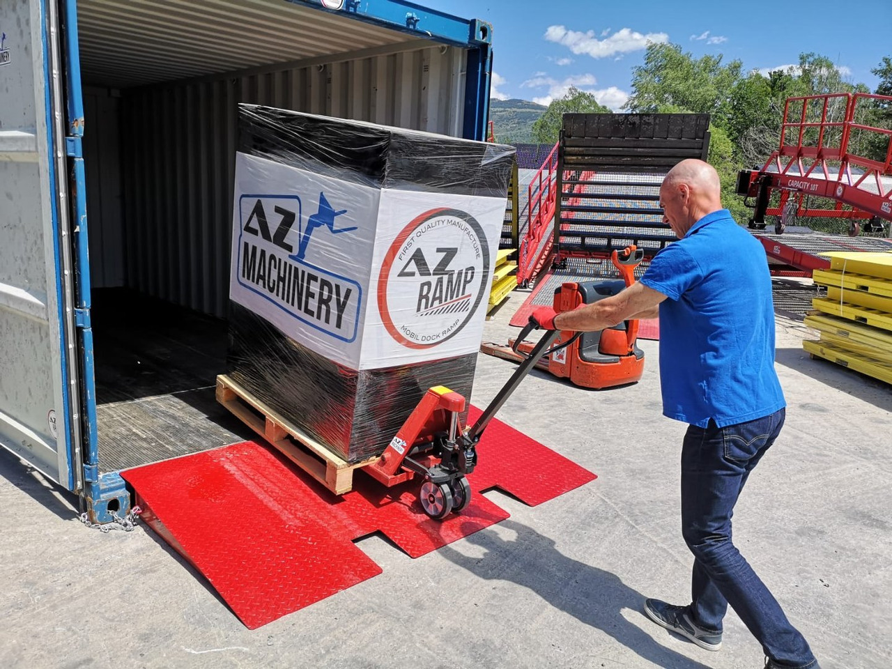 Uusi Lastausramppi Compact Container access ramp . AZ RAMP - HCRN-06. 6 000 Kg: kuva Uusi Lastausramppi Compact Container access ramp . AZ RAMP - HCRN-06. 6 000 Kg