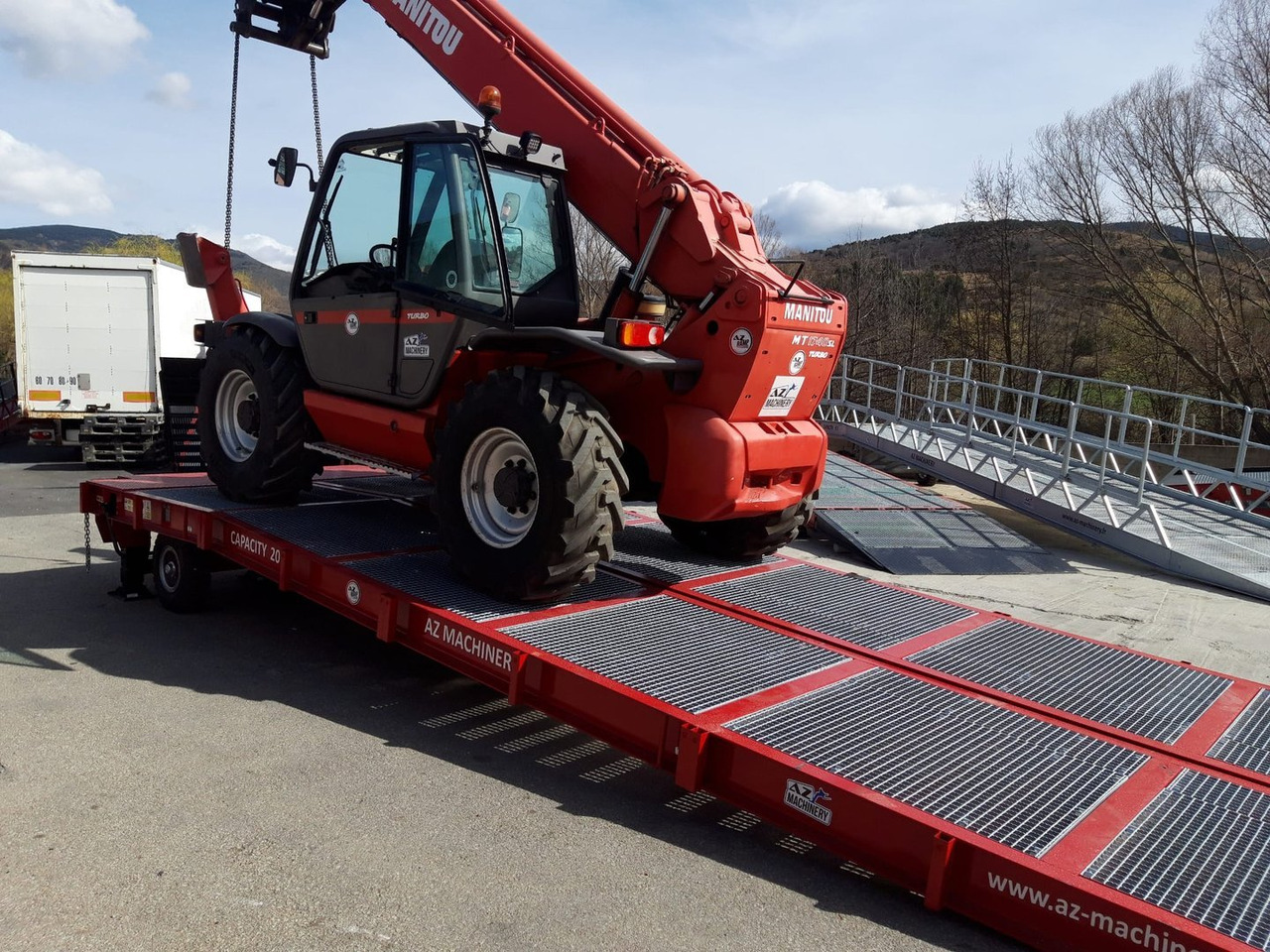 Uusi Lastausramppi Large Mobile dock ramp, uncouplable AZ RAMP - KING VERSION, BIG FOOT  LLO 15 T: kuva Uusi Lastausramppi Large Mobile dock ramp, uncouplable AZ RAMP - KING VERSION, BIG FOOT  LLO 15 T