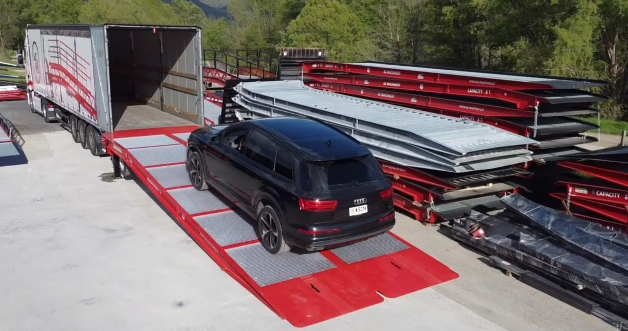 Uusi Lastausramppi Large Mobile dock ramp, uncouplable AZ RAMP - KING VERSION, BIG FOOT  LLO 15 T: kuva Uusi Lastausramppi Large Mobile dock ramp, uncouplable AZ RAMP - KING VERSION, BIG FOOT  LLO 15 T