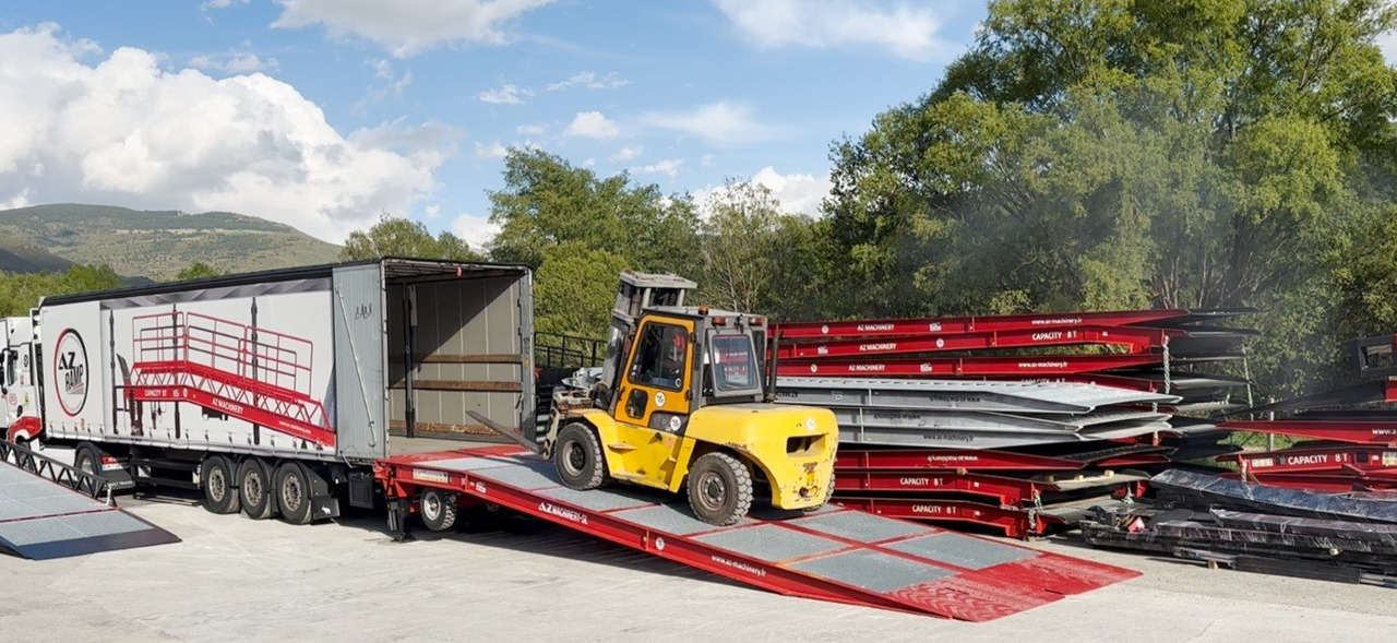Uusi Lastausramppi Large Mobile dock ramp, uncouplable AZ RAMP - KING VERSION, BIG FOOT  LLO 15 T: kuva Uusi Lastausramppi Large Mobile dock ramp, uncouplable AZ RAMP - KING VERSION, BIG FOOT  LLO 15 T