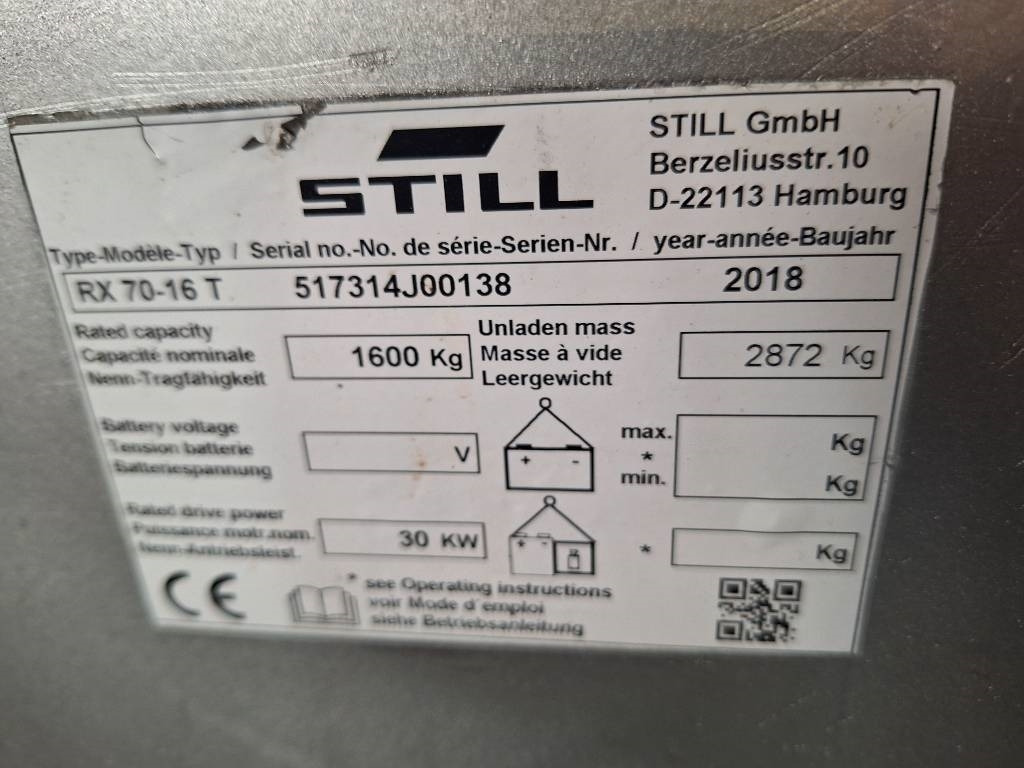 Kaasutrukki Still RX70-16T: kuva Kaasutrukki Still RX70-16T Kaasutrukki Still RX70-16T: kuva Kaasutrukki Still RX70-16T