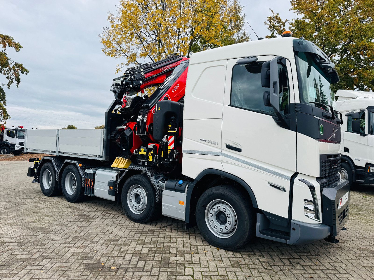 Volvo FH 500 8x4 Kran F820 RA2.27 Jib & Winde Sofort - Lava-kuorma-auto, Nosturiauto: kuva Volvo FH 500 8x4 Kran F820 RA2.27 Jib & Winde Sofort - Lava-kuorma-auto, Nosturiauto Volvo FH 500 8x4 Kran F820 RA2.27 Jib & Winde Sofort - Lava-kuorma-auto, Nosturiauto: kuva Volvo FH 500 8x4 Kran F820 RA2.27 Jib & Winde Sofort - Lava-kuorma-auto, Nosturiauto