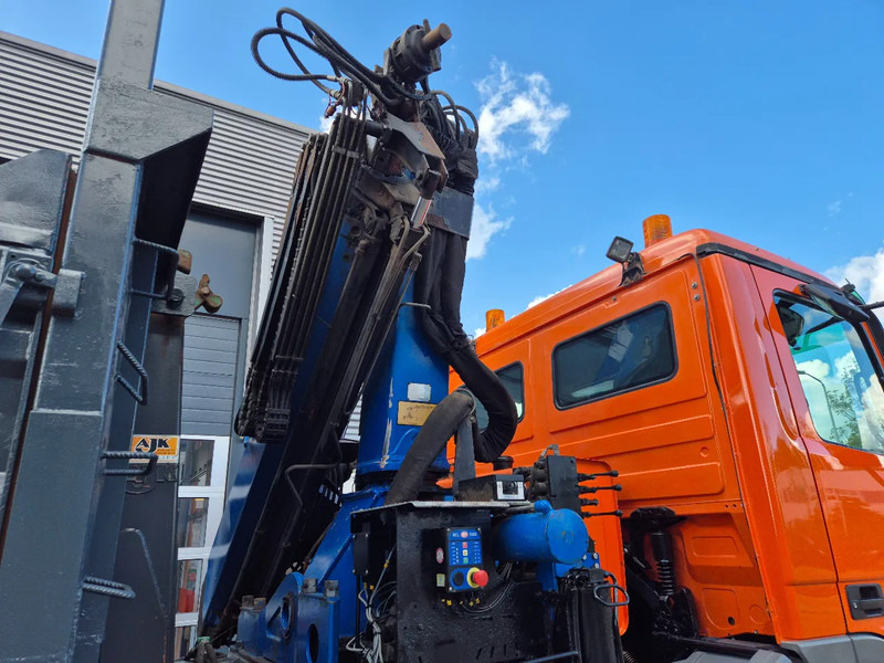 Koukkulava kuorma-auto, Nosturiauto Mercedes-Benz Actros 3241 8X4 Containersysteem/ 20T HMF crane/ Manual: kuva Koukkulava kuorma-auto, Nosturiauto Mercedes-Benz Actros 3241 8X4 Containersysteem/ 20T HMF crane/ Manual
