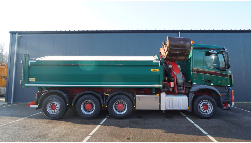 Mercedes-Benz AROCS 3542 8X4 2 SIDE TIPPER WITH HMF Z 1943 CRANE 407.000KM - Nosturiauto: kuva Mercedes-Benz AROCS 3542 8X4 2 SIDE TIPPER WITH HMF Z 1943 CRANE 407.000KM - Nosturiauto Mercedes-Benz AROCS 3542 8X4 2 SIDE TIPPER WITH HMF Z 1943 CRANE 407.000KM - Nosturiauto: kuva Mercedes-Benz AROCS 3542 8X4 2 SIDE TIPPER WITH HMF Z 1943 CRANE 407.000KM - Nosturiauto