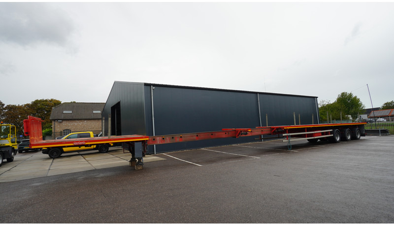 Nooteboom 3 AXLE FLATBED 3X EXTENDABLE TRAILER 43.95mtr TOTAL LENGHT - Lavapuoliperävaunu: kuva Nooteboom 3 AXLE FLATBED 3X EXTENDABLE TRAILER 43.95mtr TOTAL LENGHT - Lavapuoliperävaunu Nooteboom 3 AXLE FLATBED 3X EXTENDABLE TRAILER 43.95mtr TOTAL LENGHT - Lavapuoliperävaunu: kuva Nooteboom 3 AXLE FLATBED 3X EXTENDABLE TRAILER 43.95mtr TOTAL LENGHT - Lavapuoliperävaunu
