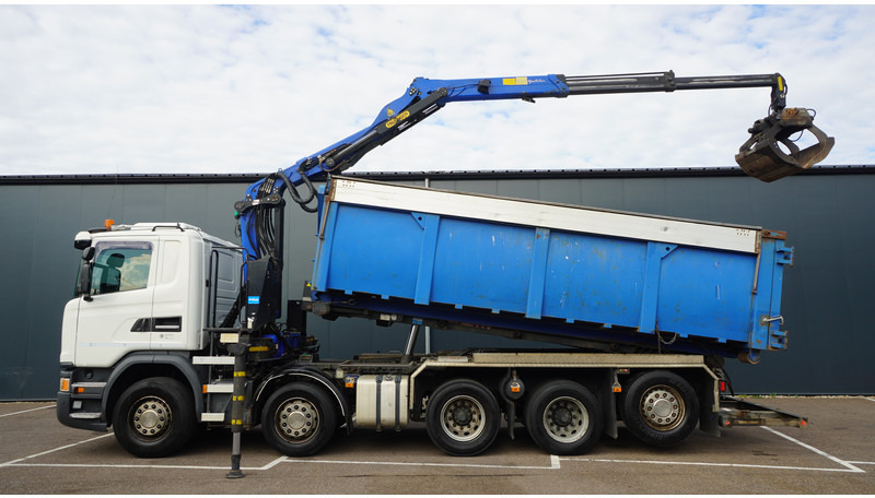 Scania G 490 10X4 CABLE SYSTEM TRUCK WITH PALFINGER Q180Z95TR CRANE - Nosturiauto: kuva Scania G 490 10X4 CABLE SYSTEM TRUCK WITH PALFINGER Q180Z95TR CRANE - Nosturiauto Scania G 490 10X4 CABLE SYSTEM TRUCK WITH PALFINGER Q180Z95TR CRANE - Nosturiauto: kuva Scania G 490 10X4 CABLE SYSTEM TRUCK WITH PALFINGER Q180Z95TR CRANE - Nosturiauto