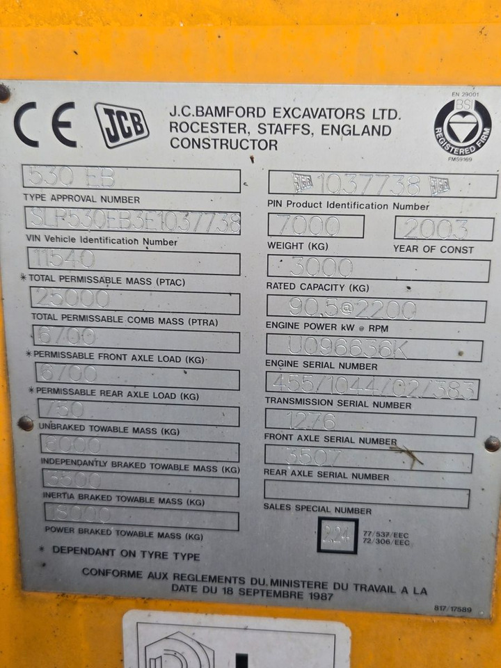 JCB 530 - Kurottaja: kuva JCB 530 - Kurottaja JCB 530 - Kurottaja: kuva JCB 530 - Kurottaja