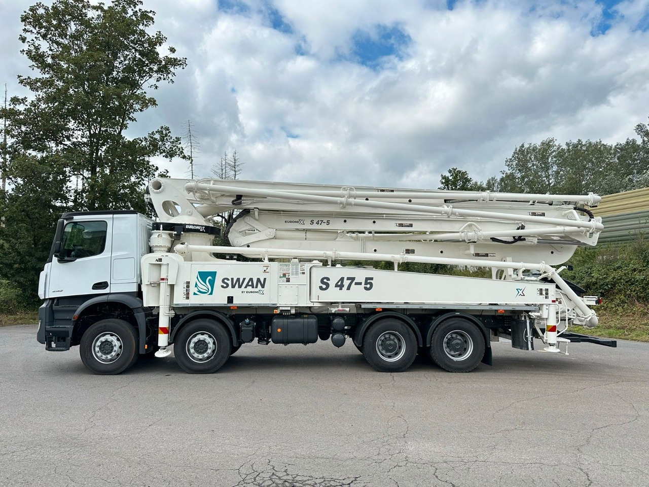 Mercedes-Benz Arocs 5 4142 8x4 SWAN TSP 47-5 160RZ ( 47m ) - Betoniauto: kuva Mercedes-Benz Arocs 5 4142 8x4 SWAN TSP 47-5 160RZ ( 47m ) - Betoniauto Mercedes-Benz Arocs 5 4142 8x4 SWAN TSP 47-5 160RZ ( 47m ) - Betoniauto: kuva Mercedes-Benz Arocs 5 4142 8x4 SWAN TSP 47-5 160RZ ( 47m ) - Betoniauto