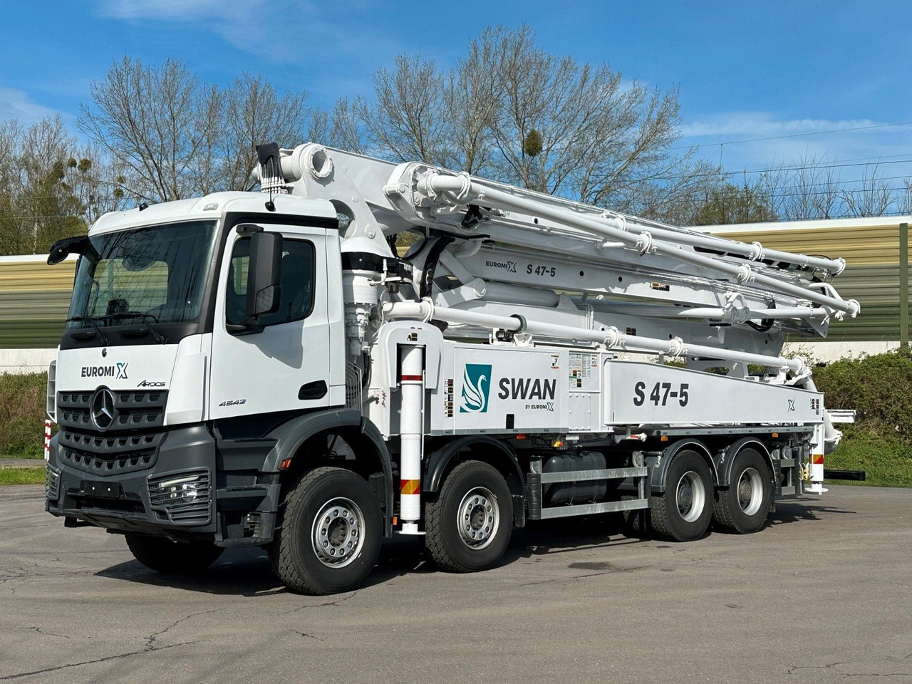 Mercedes-Benz Arocs 5 4542 8x4 SWAN TSP 47-5 160RZ ( 47m ) - Betoniauto: kuva Mercedes-Benz Arocs 5 4542 8x4 SWAN TSP 47-5 160RZ ( 47m ) - Betoniauto Mercedes-Benz Arocs 5 4542 8x4 SWAN TSP 47-5 160RZ ( 47m ) - Betoniauto: kuva Mercedes-Benz Arocs 5 4542 8x4 SWAN TSP 47-5 160RZ ( 47m ) - Betoniauto