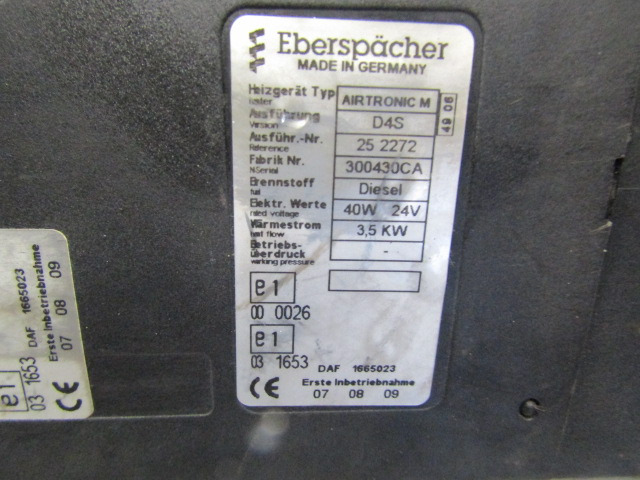 DAF XF 105 CAB NIGHT HEATER TYPE ‘EBERSPACHER AIRTRONIC M D45’ - Ohjaamo ja sisustus - Kuorma-auto: kuva DAF XF 105 CAB NIGHT HEATER TYPE ‘EBERSPACHER AIRTRONIC M D45’ - Ohjaamo ja sisustus - Kuorma-auto DAF XF 105 CAB NIGHT HEATER TYPE ‘EBERSPACHER AIRTRONIC M D45’ - Ohjaamo ja sisustus - Kuorma-auto: kuva DAF XF 105 CAB NIGHT HEATER TYPE ‘EBERSPACHER AIRTRONIC M D45’ - Ohjaamo ja sisustus - Kuorma-auto