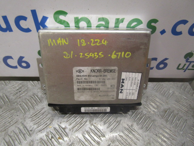 MAN M2000 18.224 ABS/ASR ECU P/NO 81.25935.6710 - Ohjainyksikkö - Kuorma-auto: kuva MAN M2000 18.224 ABS/ASR ECU P/NO 81.25935.6710 - Ohjainyksikkö - Kuorma-auto MAN M2000 18.224 ABS/ASR ECU P/NO 81.25935.6710 - Ohjainyksikkö - Kuorma-auto: kuva MAN M2000 18.224 ABS/ASR ECU P/NO 81.25935.6710 - Ohjainyksikkö - Kuorma-auto