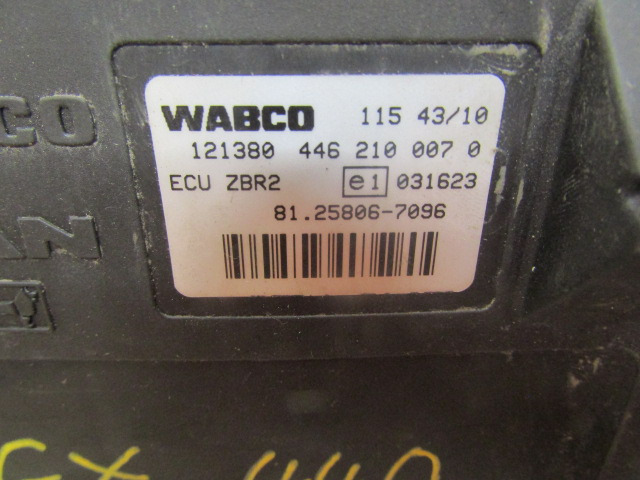 MAN TGX ZBR2 ECU WABCO P/NO 446 210 0070 / MAN P/NO 81.25806.7096 - Ohjainyksikkö - Kuorma-auto: kuva MAN TGX ZBR2 ECU WABCO P/NO 446 210 0070 / MAN P/NO 81.25806.7096 - Ohjainyksikkö - Kuorma-auto MAN TGX ZBR2 ECU WABCO P/NO 446 210 0070 / MAN P/NO 81.25806.7096 - Ohjainyksikkö - Kuorma-auto: kuva MAN TGX ZBR2 ECU WABCO P/NO 446 210 0070 / MAN P/NO 81.25806.7096 - Ohjainyksikkö - Kuorma-auto
