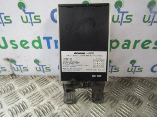 SCANIA P94 VOLTAGE CONVERTER P/NO 1449522 - Ohjainyksikkö - Kuorma-auto: kuva SCANIA P94 VOLTAGE CONVERTER P/NO 1449522 - Ohjainyksikkö - Kuorma-auto SCANIA P94 VOLTAGE CONVERTER P/NO 1449522 - Ohjainyksikkö - Kuorma-auto: kuva SCANIA P94 VOLTAGE CONVERTER P/NO 1449522 - Ohjainyksikkö - Kuorma-auto