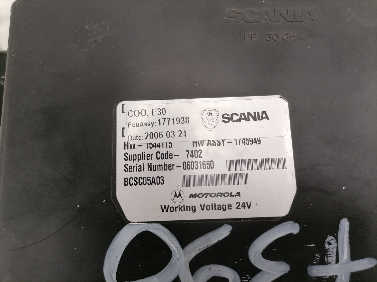 Scania Ecu 1771938 - Ohjainyksikkö - Kuorma-auto: kuva Scania Ecu 1771938 - Ohjainyksikkö - Kuorma-auto Scania Ecu 1771938 - Ohjainyksikkö - Kuorma-auto: kuva Scania Ecu 1771938 - Ohjainyksikkö - Kuorma-auto