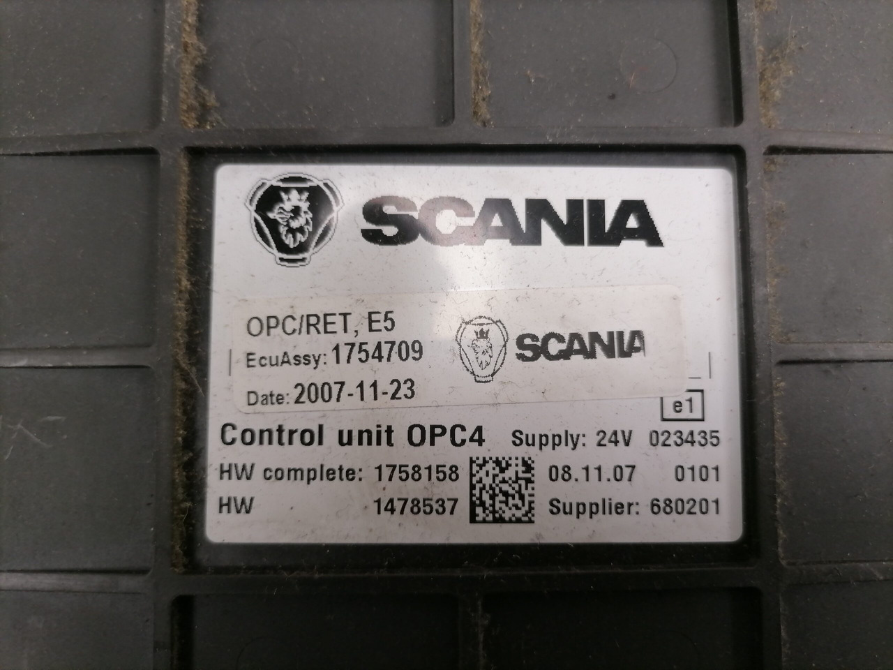Scania Ecu, GMS OPC4 1754709 - Ohjainyksikkö - Kuorma-auto: kuva Scania Ecu, GMS OPC4 1754709 - Ohjainyksikkö - Kuorma-auto Scania Ecu, GMS OPC4 1754709 - Ohjainyksikkö - Kuorma-auto: kuva Scania Ecu, GMS OPC4 1754709 - Ohjainyksikkö - Kuorma-auto