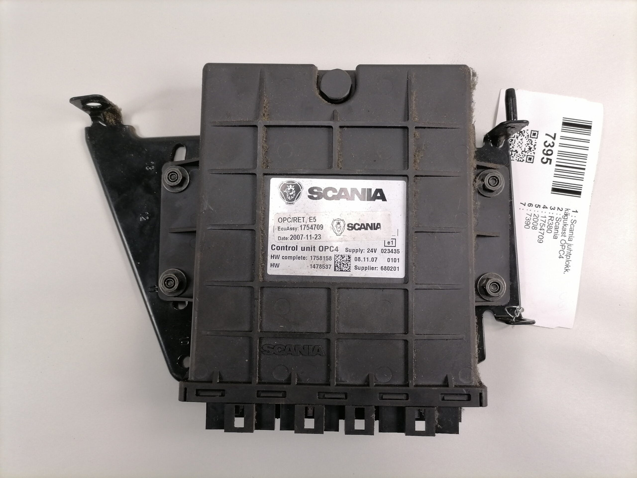 Scania Ecu, GMS OPC4 1754709 - Ohjainyksikkö - Kuorma-auto: kuva Scania Ecu, GMS OPC4 1754709 - Ohjainyksikkö - Kuorma-auto Scania Ecu, GMS OPC4 1754709 - Ohjainyksikkö - Kuorma-auto: kuva Scania Ecu, GMS OPC4 1754709 - Ohjainyksikkö - Kuorma-auto