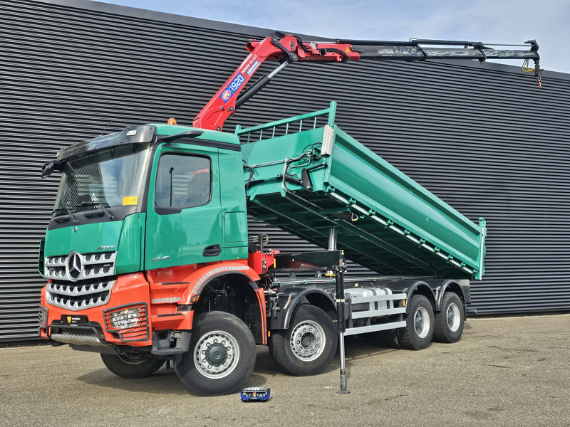 Mercedes-Benz AROCS 4145 / 8X6 / TIPPER + HMF CRANE - Kippiauto kuorma-auto, Nosturiauto: kuva Mercedes-Benz AROCS 4145 / 8X6 / TIPPER + HMF CRANE - Kippiauto kuorma-auto, Nosturiauto Mercedes-Benz AROCS 4145 / 8X6 / TIPPER + HMF CRANE - Kippiauto kuorma-auto, Nosturiauto: kuva Mercedes-Benz AROCS 4145 / 8X6 / TIPPER + HMF CRANE - Kippiauto kuorma-auto, Nosturiauto