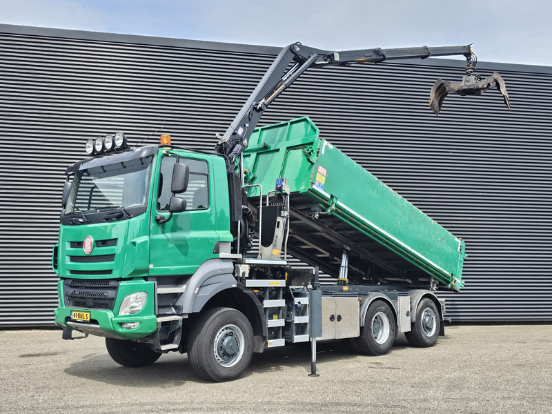 Tatra T158/II 6X6 / HMF Z CRANE + 2 SIDE TIPPER - Kippiauto kuorma-auto, Nosturiauto: kuva Tatra T158/II 6X6 / HMF Z CRANE + 2 SIDE TIPPER - Kippiauto kuorma-auto, Nosturiauto Tatra T158/II 6X6 / HMF Z CRANE + 2 SIDE TIPPER - Kippiauto kuorma-auto, Nosturiauto: kuva Tatra T158/II 6X6 / HMF Z CRANE + 2 SIDE TIPPER - Kippiauto kuorma-auto, Nosturiauto