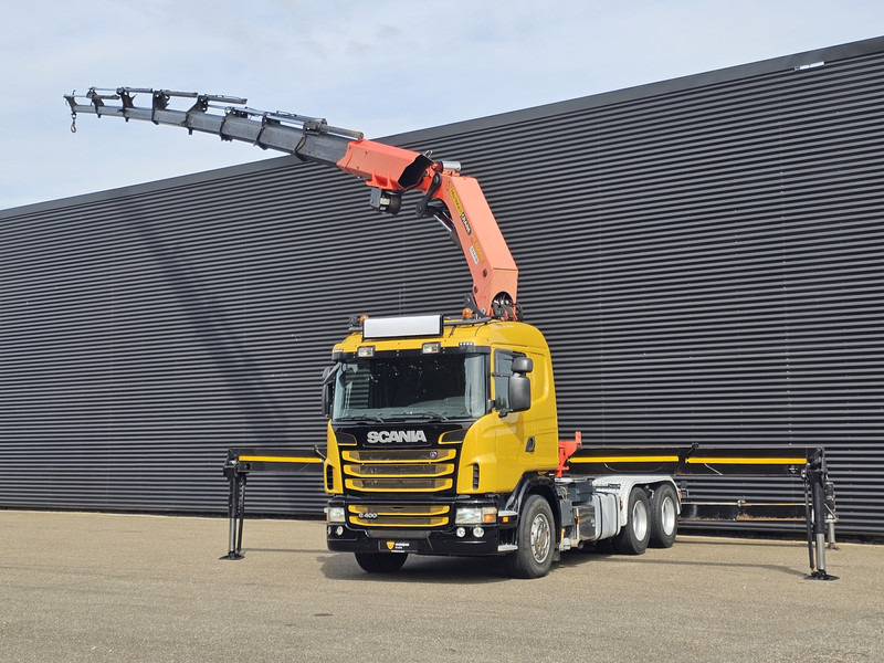 Scania G400 6x2 / PALFINGER PK 60002 / WINCH / BALLAST - Vetopöytäauto: kuva Scania G400 6x2 / PALFINGER PK 60002 / WINCH / BALLAST - Vetopöytäauto Scania G400 6x2 / PALFINGER PK 60002 / WINCH / BALLAST - Vetopöytäauto: kuva Scania G400 6x2 / PALFINGER PK 60002 / WINCH / BALLAST - Vetopöytäauto