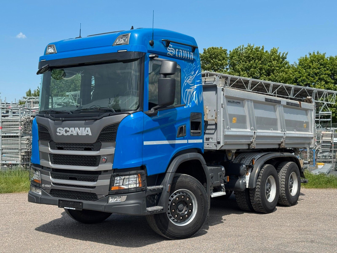 Scania G450 Meiller 3S. Kipper mit Bordmatik Top Zust. - Kippiauto kuorma-auto: kuva Scania G450 Meiller 3S. Kipper mit Bordmatik Top Zust. - Kippiauto kuorma-auto Scania G450 Meiller 3S. Kipper mit Bordmatik Top Zust. - Kippiauto kuorma-auto: kuva Scania G450 Meiller 3S. Kipper mit Bordmatik Top Zust. - Kippiauto kuorma-auto