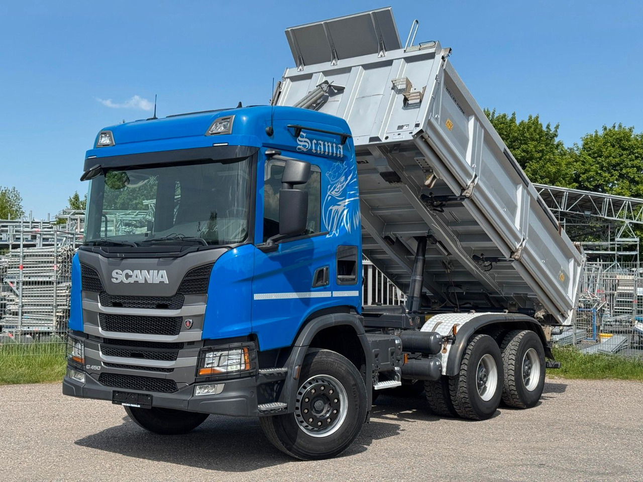 Scania G450 Meiller 3S. Kipper mit Bordmatik Top Zust. - Kippiauto kuorma-auto: kuva Scania G450 Meiller 3S. Kipper mit Bordmatik Top Zust. - Kippiauto kuorma-auto Scania G450 Meiller 3S. Kipper mit Bordmatik Top Zust. - Kippiauto kuorma-auto: kuva Scania G450 Meiller 3S. Kipper mit Bordmatik Top Zust. - Kippiauto kuorma-auto