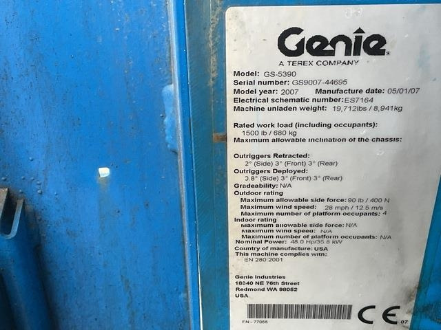 Genie GS5390 - Saksilava: kuva Genie GS5390 - Saksilava Genie GS5390 - Saksilava: kuva Genie GS5390 - Saksilava