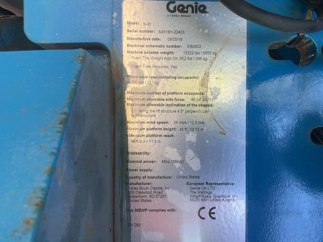 Genie S45 - Kuukulkija: kuva Genie S45 - Kuukulkija Genie S45 - Kuukulkija: kuva Genie S45 - Kuukulkija