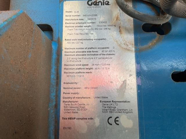 Genie S45 - Kuukulkija: kuva Genie S45 - Kuukulkija Genie S45 - Kuukulkija: kuva Genie S45 - Kuukulkija