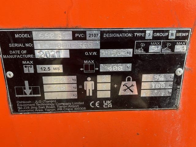Kuukulkija JLG 660SJ: kuva Kuukulkija JLG 660SJ