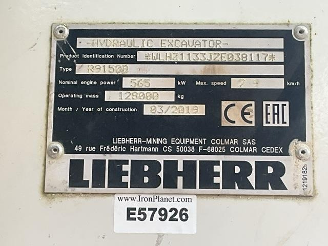 Liebherr R9150B - Telakaivukone: kuva Liebherr R9150B - Telakaivukone Liebherr R9150B - Telakaivukone: kuva Liebherr R9150B - Telakaivukone