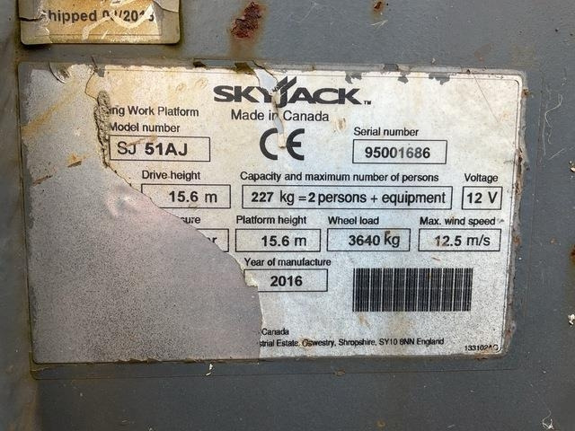 SkyJack SJ51AJ - Puomilava: kuva SkyJack SJ51AJ - Puomilava SkyJack SJ51AJ - Puomilava: kuva SkyJack SJ51AJ - Puomilava