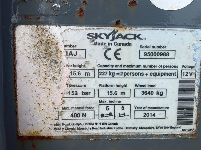 SkyJack SJ51AJ - Puomilava: kuva SkyJack SJ51AJ - Puomilava SkyJack SJ51AJ - Puomilava: kuva SkyJack SJ51AJ - Puomilava