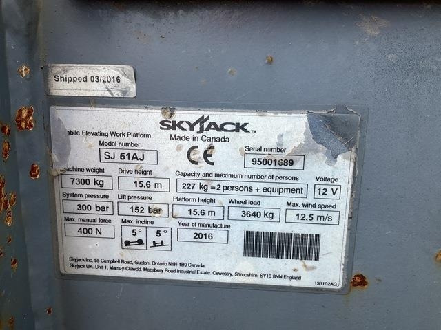 SkyJack SJ51AJ - Puomilava: kuva SkyJack SJ51AJ - Puomilava SkyJack SJ51AJ - Puomilava: kuva SkyJack SJ51AJ - Puomilava