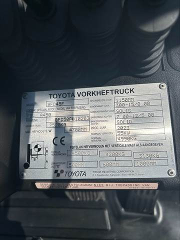 Toyota 8FD45F - Dieseltrukki: kuva Toyota 8FD45F - Dieseltrukki Toyota 8FD45F - Dieseltrukki: kuva Toyota 8FD45F - Dieseltrukki