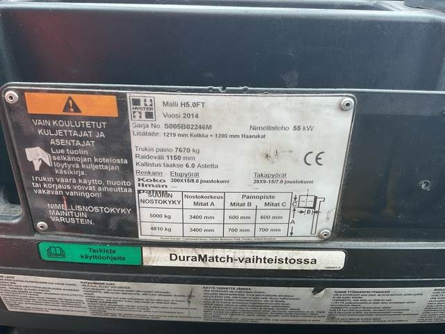 Hyster H5.0FT - Dieseltrukki: kuva Hyster H5.0FT - Dieseltrukki Hyster H5.0FT - Dieseltrukki: kuva Hyster H5.0FT - Dieseltrukki