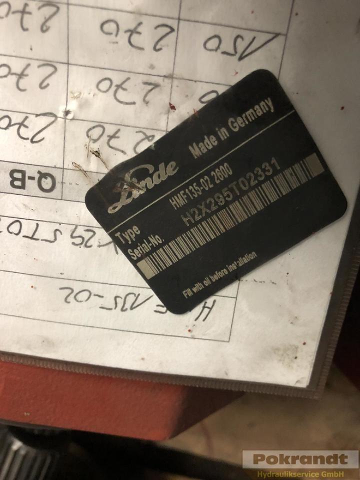 Linde HMF 135 02 2600 - Hydraulimoottori: kuva Linde HMF 135 02 2600 - Hydraulimoottori Linde HMF 135 02 2600 - Hydraulimoottori: kuva Linde HMF 135 02 2600 - Hydraulimoottori