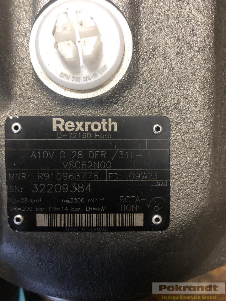 Rexroth Bosch A10VO28DFR 31L VSC62N00 - Hydraulipumppu: kuva Rexroth Bosch A10VO28DFR 31L VSC62N00 - Hydraulipumppu Rexroth Bosch A10VO28DFR 31L VSC62N00 - Hydraulipumppu: kuva Rexroth Bosch A10VO28DFR 31L VSC62N00 - Hydraulipumppu