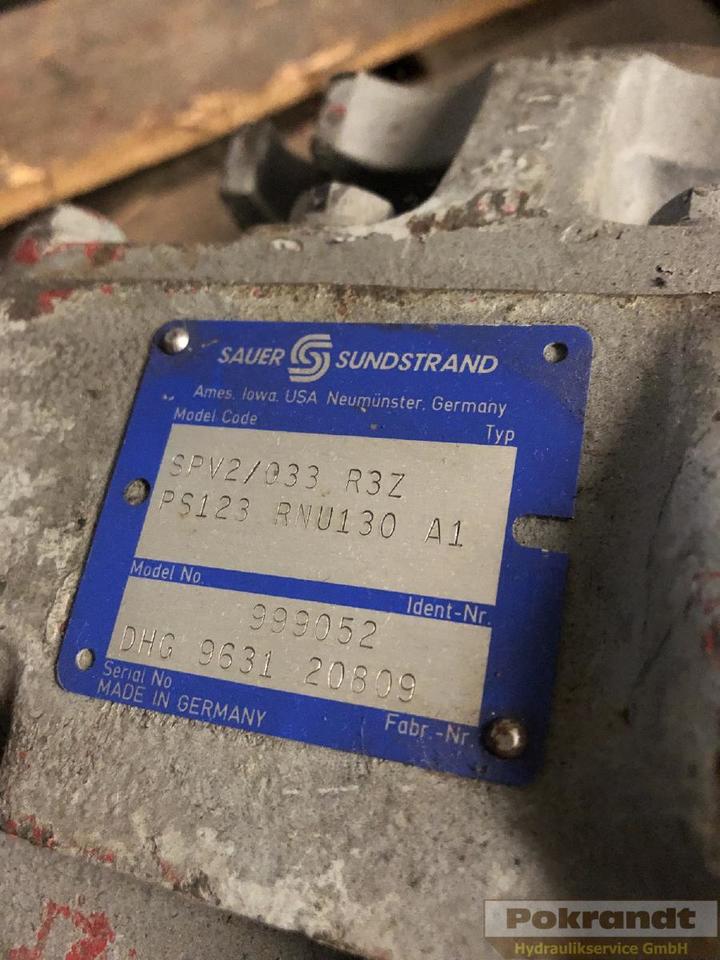 Sauer-Danfoss SPV2 033 R3ZPS - Hydraulipumppu: kuva Sauer-Danfoss SPV2 033 R3ZPS - Hydraulipumppu Sauer-Danfoss SPV2 033 R3ZPS - Hydraulipumppu: kuva Sauer-Danfoss SPV2 033 R3ZPS - Hydraulipumppu