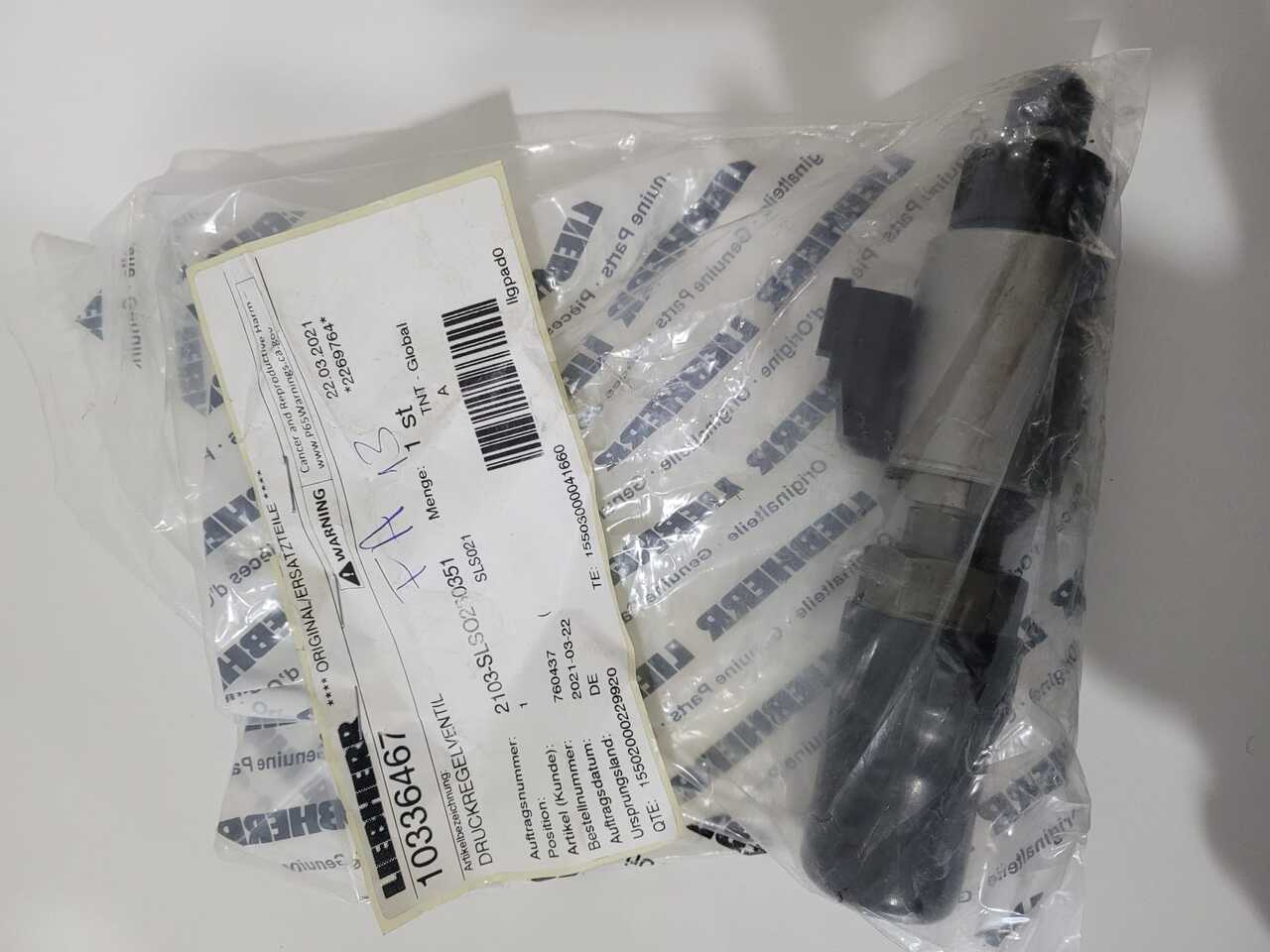 LIEBHERR PRESSURE CONTROL VALVE 10336467 - Hydrauliventtiili - Rakennuskoneet: kuva LIEBHERR PRESSURE CONTROL VALVE 10336467 - Hydrauliventtiili - Rakennuskoneet LIEBHERR PRESSURE CONTROL VALVE 10336467 - Hydrauliventtiili - Rakennuskoneet: kuva LIEBHERR PRESSURE CONTROL VALVE 10336467 - Hydrauliventtiili - Rakennuskoneet