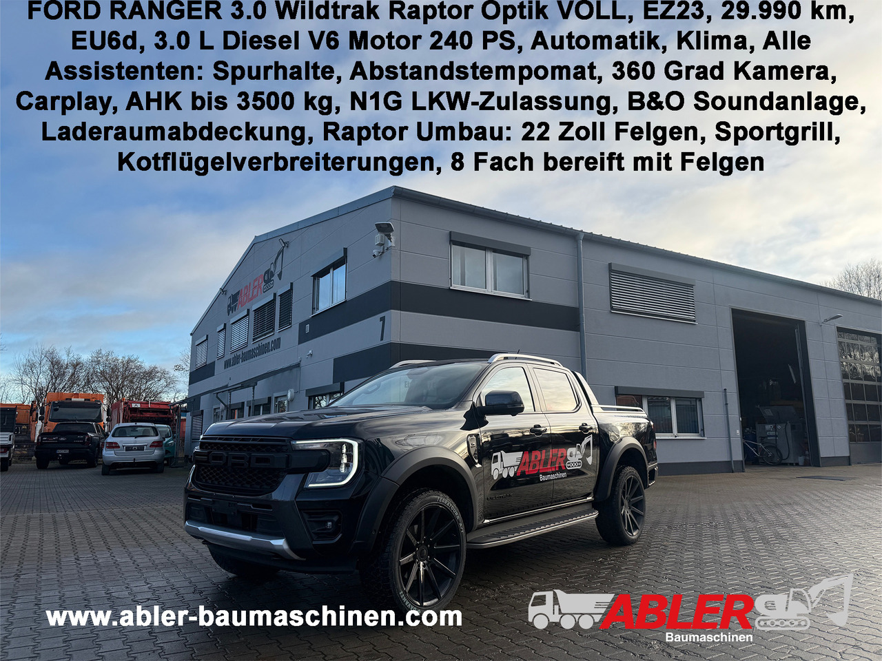 Ford Ranger Wildtrak 3.0 V6 Raptor Optik VOLL - Henkilöauto: kuva Ford Ranger Wildtrak 3.0 V6 Raptor Optik VOLL - Henkilöauto Ford Ranger Wildtrak 3.0 V6 Raptor Optik VOLL - Henkilöauto: kuva Ford Ranger Wildtrak 3.0 V6 Raptor Optik VOLL - Henkilöauto