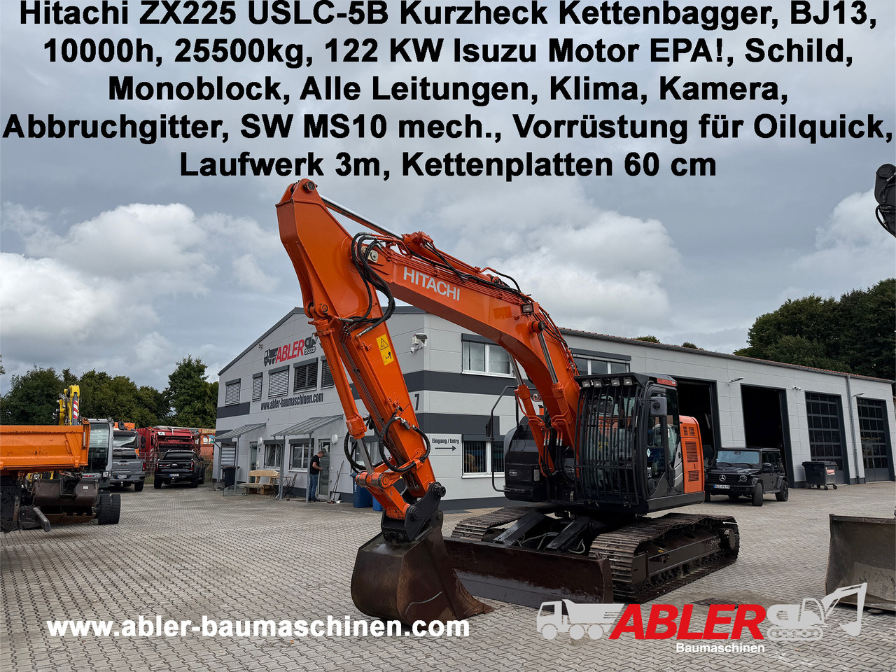 Hitachi ZX225 USLC-5B Kurzheck Kettenbagger - Kaivuri: kuva Hitachi ZX225 USLC-5B Kurzheck Kettenbagger - Kaivuri Hitachi ZX225 USLC-5B Kurzheck Kettenbagger - Kaivuri: kuva Hitachi ZX225 USLC-5B Kurzheck Kettenbagger - Kaivuri