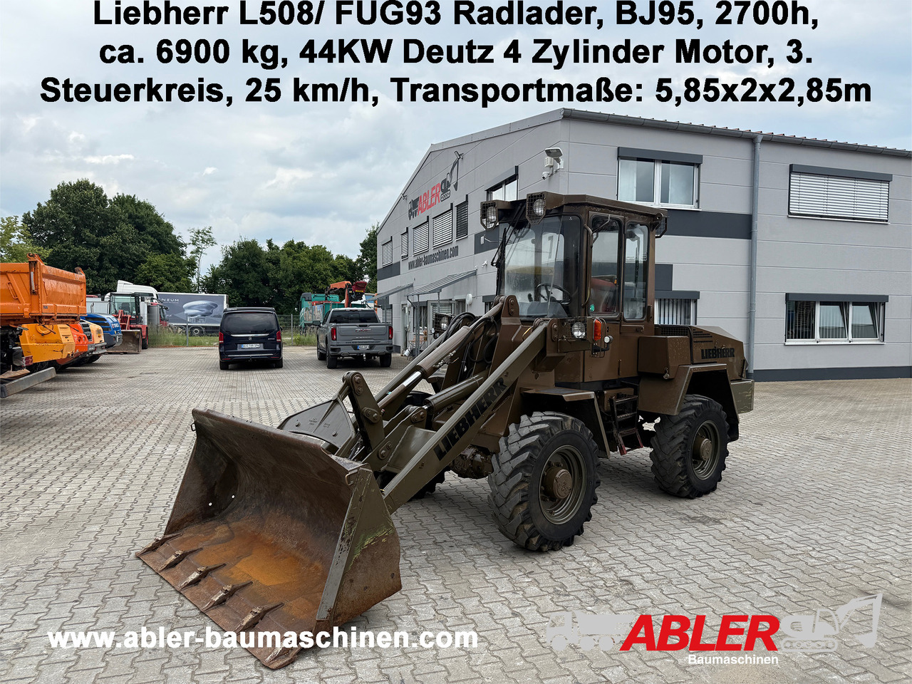 Liebherr L508 / FUG93 Radlader - Pyöräkuormaaja: kuva  Liebherr L508 / FUG93 Radlader - Pyöräkuormaaja Liebherr L508 / FUG93 Radlader - Pyöräkuormaaja: kuva  Liebherr L508 / FUG93 Radlader - Pyöräkuormaaja