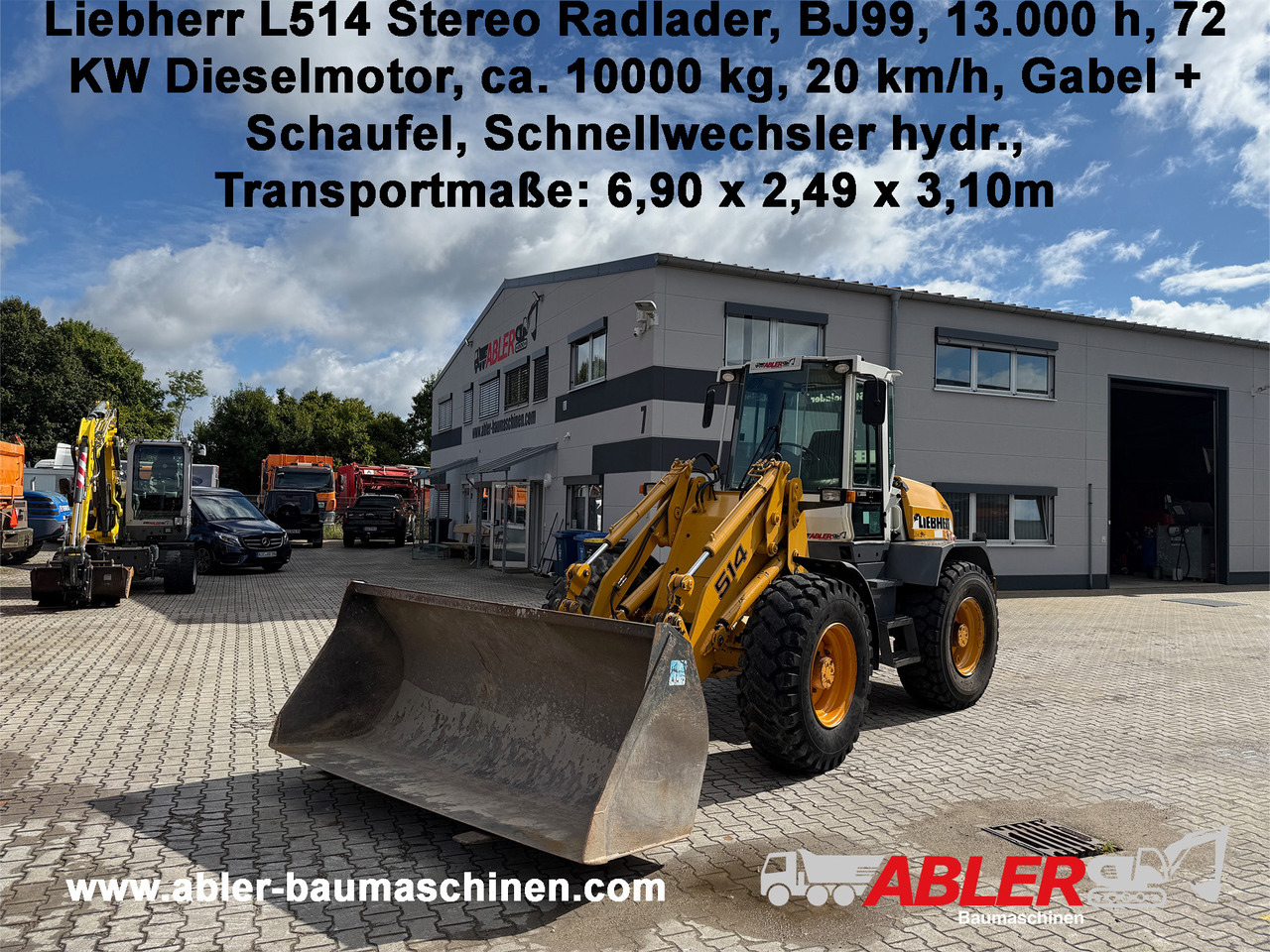 Liebherr L514 Stereo Radlader Gabel+Schaufel+SW - Pyöräkuormaaja: kuva Liebherr L514 Stereo Radlader Gabel+Schaufel+SW - Pyöräkuormaaja Liebherr L514 Stereo Radlader Gabel+Schaufel+SW - Pyöräkuormaaja: kuva Liebherr L514 Stereo Radlader Gabel+Schaufel+SW - Pyöräkuormaaja