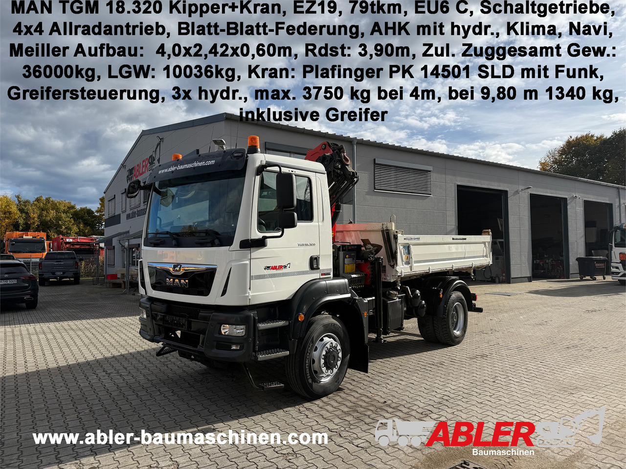 MAN TGM 18.320 Kipper+Kran Palfinger 4x4 Funk Greifer - Kippiauto kuorma-auto, Nosturiauto: kuva MAN TGM 18.320 Kipper+Kran Palfinger 4x4 Funk Greifer - Kippiauto kuorma-auto, Nosturiauto MAN TGM 18.320 Kipper+Kran Palfinger 4x4 Funk Greifer - Kippiauto kuorma-auto, Nosturiauto: kuva MAN TGM 18.320 Kipper+Kran Palfinger 4x4 Funk Greifer - Kippiauto kuorma-auto, Nosturiauto