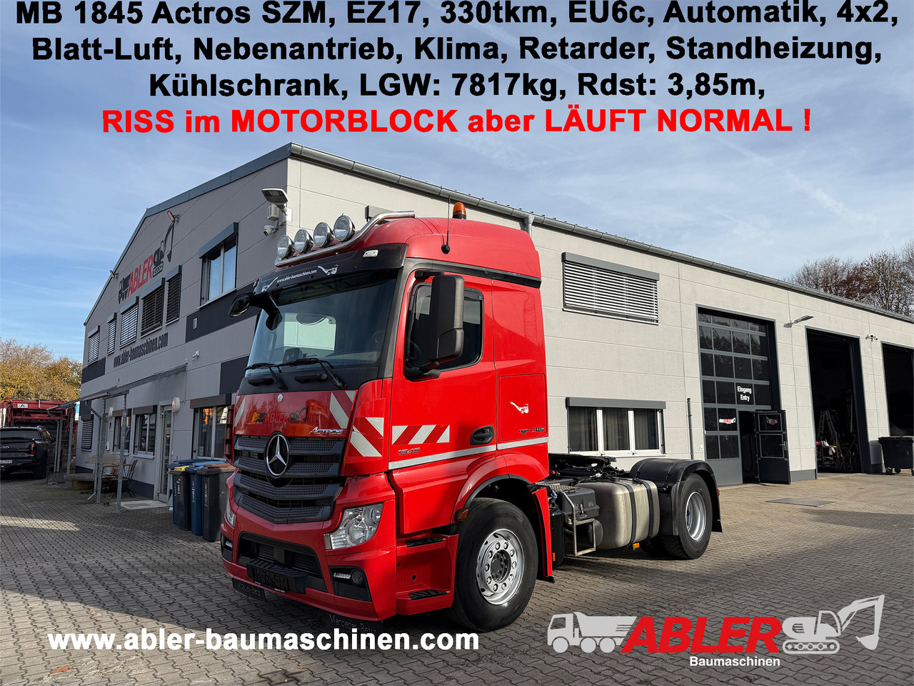 Mercedes-Benz 1845 Actros SZM Klima Retarder Nebenantrieb - Vetopöytäauto: kuva Mercedes-Benz 1845 Actros SZM Klima Retarder Nebenantrieb - Vetopöytäauto Mercedes-Benz 1845 Actros SZM Klima Retarder Nebenantrieb - Vetopöytäauto: kuva Mercedes-Benz 1845 Actros SZM Klima Retarder Nebenantrieb - Vetopöytäauto