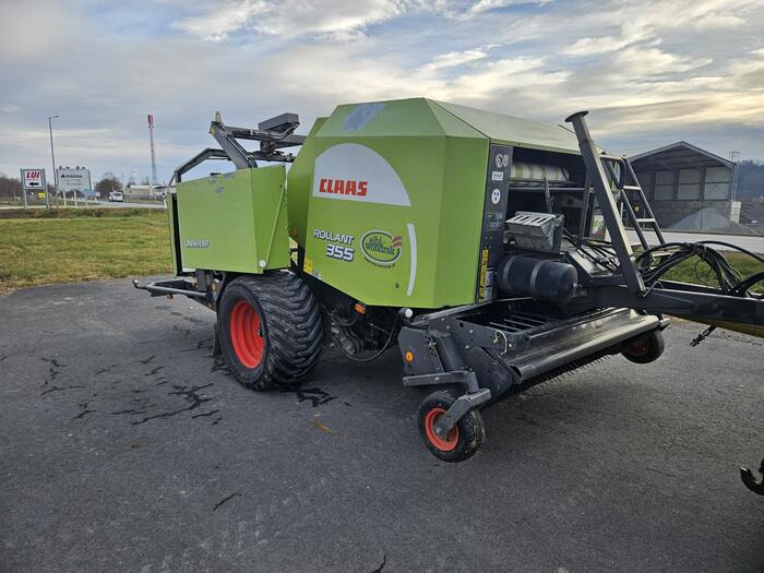 Claas Rollant 355 RC Uniwrap - Pyöröpaalain, Käärijä: kuva Claas Rollant 355 RC Uniwrap - Pyöröpaalain, Käärijä Claas Rollant 355 RC Uniwrap - Pyöröpaalain, Käärijä: kuva Claas Rollant 355 RC Uniwrap - Pyöröpaalain, Käärijä