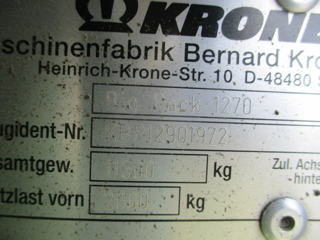 Krone BigPack 1270 XC HighSpeed - Kanttipaalain: kuva Krone BigPack 1270 XC HighSpeed - Kanttipaalain Krone BigPack 1270 XC HighSpeed - Kanttipaalain: kuva Krone BigPack 1270 XC HighSpeed - Kanttipaalain