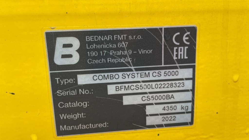Bednar ComboSystem CS 5000 - Kylvökone: kuva Bednar ComboSystem CS 5000 - Kylvökone Bednar ComboSystem CS 5000 - Kylvökone: kuva Bednar ComboSystem CS 5000 - Kylvökone