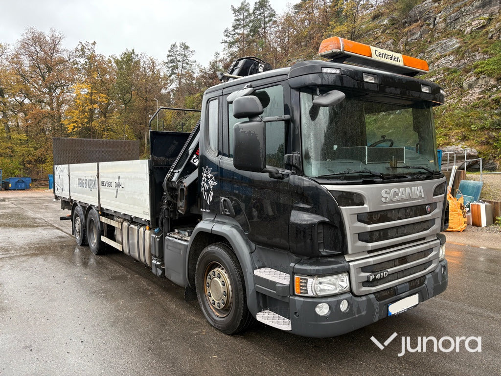 Kranbil - Scania P410, HiAB-kran - Lava-kuorma-auto, Nosturiauto: kuva Kranbil - Scania P410, HiAB-kran - Lava-kuorma-auto, Nosturiauto Kranbil - Scania P410, HiAB-kran - Lava-kuorma-auto, Nosturiauto: kuva Kranbil - Scania P410, HiAB-kran - Lava-kuorma-auto, Nosturiauto