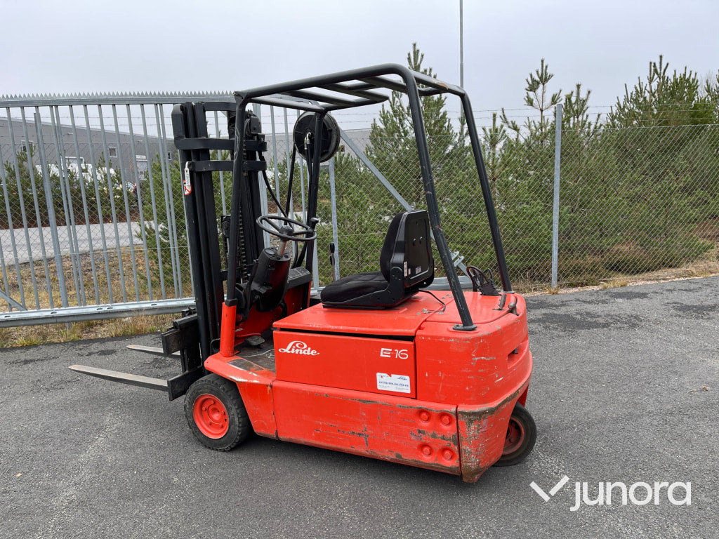 Motviktstruck - Linde E16 - Sähkötrukki: kuva Motviktstruck - Linde E16 - Sähkötrukki Motviktstruck - Linde E16 - Sähkötrukki: kuva Motviktstruck - Linde E16 - Sähkötrukki
